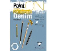 Clairefontaine Paint'On Pad Denim Blue Glued Bloc de dibujo A4 250 g