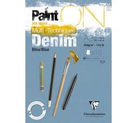 Clairefontaine Paint'On Pad Denim Blue Glued Bloc de dibujo A3 250 g