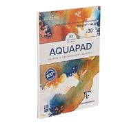 Clairefontaine 975722C Goldline Aqua - Bloc de papel de dibujo medio fino, 30 hojas, 29,7 x 42 cm, 300 g