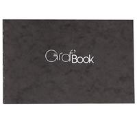 Clairefontaine 975803C - Un carnet cousu dos brut Graf'Book 360° 100 pages 11x17 cm 100g - format paysage