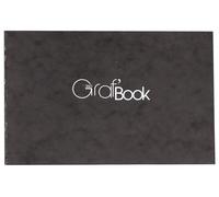 Clairefontaine 975804C - Un carnet cousu dos brut Graf'Book 360° 100 pages 15,2x21 cm 100g - format paysage