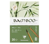 Clairefontaine 975918C - Bloc collé 20F Bambou A5 250g