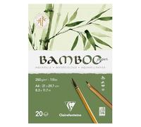 Clairefontaine 975919C - Bloc collé 20F Bambou A4 250g