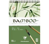 Clairefontaine 975925C - Bloc R.I. Bambou 250g 19x26cm 15 feuilles