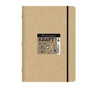 Clairefontaine 975938C - Carnet piqué A4 papier Kraft brun 115g 20 feuilles