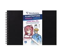 Clairefontaine 975946C - Carnet Spiralé Layout Illustration Manga Comics A4 75F 100g