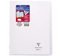 Clairefontaine 981620C Koverbook - Cuaderno de cuadrícula (24 x 32 cm, 96 páginas, tapa de polipropileno), transparente