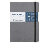 Clairefontaine Age Bag - Cuaderno cosido dos cuadrado, color gris