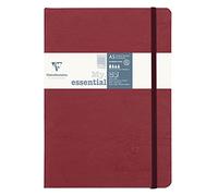 Clairefontaine Age Bag - Cuaderno cosido dos cuadrado, color rojo