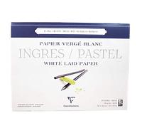 Clairefontaine - Almohadilla encolada Ingres, 36x48cm, A3, 25 hojas, Colores Variados