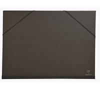 Clairefontaine Carpeta Kraft Art con solapas y elásticos, negra, 52 x 72 cm