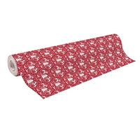 Clairefontaine Christmas Alliance - Papel de regalo, 50 x 0,70 m, diseño navideño, color rojo