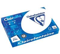 Clairefontaine Clairalfa - Paquete de 250 folios 210 G A3 420 x 297 mm, certificado PEFC), color blanco