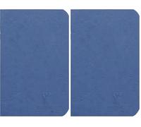 Clairefontaine - Cuaderno, gebund Age Bag, 48 hojas, color azul 14 x 9 x 0.60 (Paquete de 2)