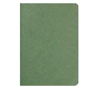 Clairefontaine - Cuaderno, gebund Age Bag, 48 hojas, color Musgo Verde 21 x 15 x 0.60