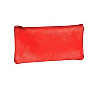 Clairefontaine Cuirisé - Estuche de 22 cm, color rojo