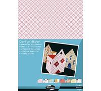 Clairefontaine decoración cartón, 25 x 35 cm, 40 hojas - varios colores, multicolor