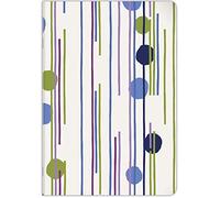Clairefontaine ES 115783C - Un cuaderno cosido con patrones geométricos - A4 21x29,7 cm 96 páginas rayadas con margen de papel blanco de 90 g - Colección Punchy Line - 2 imágenes, entrega aleatoria