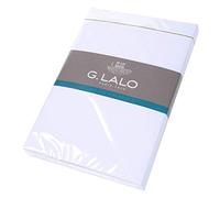 Clairefontaine ES 21700L Lalo Paquete de 20 Sobres, EnGomados Rayados, 11,4x16,2 cm, 100g, Vitela Francesa, Blanco
