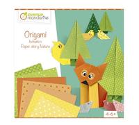 Clairefontaine ES Avenue Mandarine Caja de Iniciación a la Origami Creativa 200 Hojas de 7 x 7 cm, 96 Hojas de 15 x 15 cm, 60 Hojas de 23 x 23, 2 Hojas de Pegatinas y 10 Plantillas Plegables