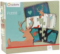Clairefontaine ES Avenue Mandarine Puzzles de dos piezas - Bosque (a partir de 2 años)