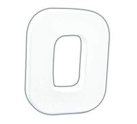 Clairefontaine ES Décopatch AC744C - Un support en papier blanc mâché 1,5x10,5x12 cm, Petite lettre O