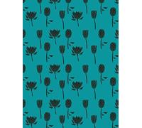 Clairefontaine ES Decopatch - fda758o Papel Número 758 Paquete (blaut verde, piña, 395 x 298 mm), ideal para sus papmachés, 20 hojas