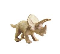 Clairefontaine ES Décopatch - Figura para decorar (tamaño pequeño, papel maché Triceratops - marrón