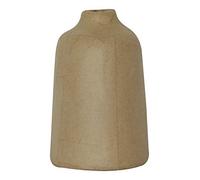 Clairefontaine ES Décopatch HD061C - Soporte de papel marrón maché 8X8X6 cm, Jarrón artesanal M resistente al agua