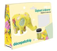 Clairefontaine ES décopatch Kit de animales de papel maché, marrón, 3,5 x 19 x 13,5 cm