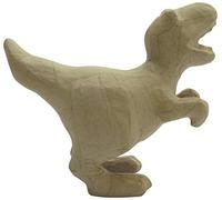 Clairefontaine ES Décopatch - Ref SA215C - T-Rex Dinosaurio - Papel Maché Objeto para Decorar - 18 x 9 x 16cm - Decorar con Papeles Décopatch y Pegamento PaperPatch, Brillo, Pinturas