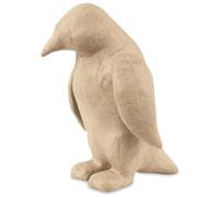 Clairefontaine ES Décopatch SA116O - Un support en papier brun mâché 14x14x20 cm, Pingouin