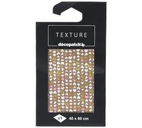 Clairefontaine ES Décopatch TD787C - Papel decorativo (40 x 60 cm), diseño de corazones, color blanco, rosa y dorado