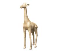 Clairefontaine ES Décopatch XLA01O - Un support XXL en papier brun mâché 80x35x160 cm, Girafe