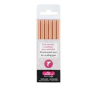 Clairefontaine ES J. Herbin 35812t de cera, caja con 6 asas Hobby para pistola, blanda, color turquesa, color naranja