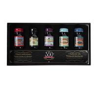 Clairefontaine ES Jacques Herbin - Ref 18900T - Juego de 5 botellas de tinta de acuarela de 10 ml para bolígrafos estilográficos y bolígrafos Rollerball - azul, morado, rojo, negro, verde