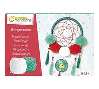 Clairefontaine ES KC140C Avenue Mandarine Caja Creativa Atrapasueños Navideños, Kit de Actividades Manual Creativo, Contiene Pompones para Hacer, Cuentas para Enhebrar, 1 Macarrón de Reno