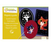 Clairefontaine ES Manualidades para niños, Cartón, Colores Variados, Scratch Magnets