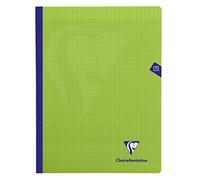Clairefontaine ES mimesys 24 x 32 cm (a cuadros Polypro hilo Bound Notebook con 96 hojas - verde