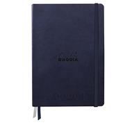 Clairefontaine ES RHODIA 194159C - Bullet Journal Goalbook Creation Cuaderno Rígido Azul Medianoche - A5 15,5x21x2 cm - 100 páginas Papel Técnica Lavis Blanco Liso 200 g/m - 2 Cintas
