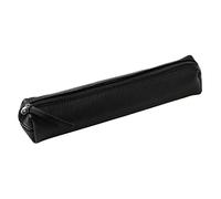 Clairefontaine - Estuche de piel negra, 20 cm, color negro