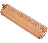 Clairefontaine - Estuche redondo, piel Ø5,5 X 22 cm, color natural 22 x 5 x 5