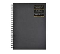 Clairefontaine Goldine 34265C - Bloc de dibujo con doble espiral horizontal, DIN A4, 29,7 x 21 cm, 140 g, color negro