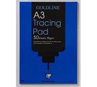 Clairefontaine Goldline Tracing Pad - Bloc de notas A3, azul