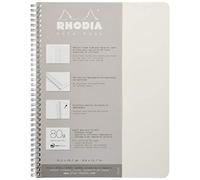 Clairefontaine 193101C - Libreta Clásica con Encuadernación - 160 Páginas con Interior Rayado con Margen y Marco, Tamaño: 22,5 x 29,7 cm (A4+), Color - Blanco