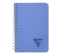 Clairefontaine Linicolor Lot de 10 cahiers à spirale 9,5 x 14 cm lignés 90 g 50 feuilles Couleurs assorties