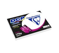 Clairefontaine - Lote de 5 ramettes 250 hojas papel DCP 170 g A4 210 x 297 mm Certificado FSC tumbado brillante color blanco