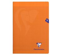 Clairefontaine mimesys 21 x 29,7 cm (a cuadros Polypro libreta grapada con 48 hojas - naranja