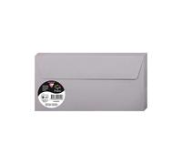 Clairefontaine Pack de 20 sobres Pollen, color Gris Koala 22 x 11 x 0.10