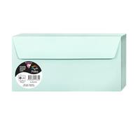 Clairefontaine Pack de 20 sobres Pollen, color verde jade 22 x 11 x 0.10